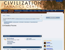 Tablet Screenshot of forums.civfanatics.com